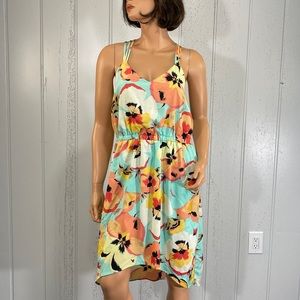 *Charlotte Russe Women's  Hi-Low Floral Print Summer Dress Sz XL